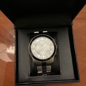 JBW Black And Silver Delano Men’s Watch